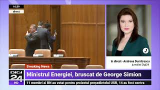 George Simion la luat de gât pe Virgil Popescu în timpul moțiunii „Ești un hoț” „Ești un prost” [upl. by Eniac]