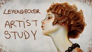 Leyendecker Artist Study time lapse [upl. by Cammy]