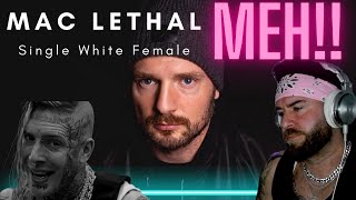 WHO WON Mac Lethal  Single White Female First REACTION Tom Macdonald Diss hog [upl. by Analli486]