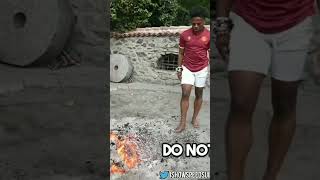 Ishowspeed running in fire 🔥 shorts trollface [upl. by Ailyt901]