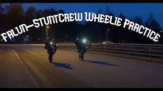 FSC 2x Yamaha dt50 chill stunt and Wheelie practice [upl. by Grimona]