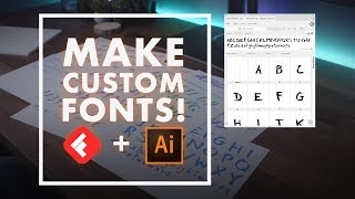 Make Custom Fonts in Adobe Illustrator with Fontself [upl. by Erdnaet12]