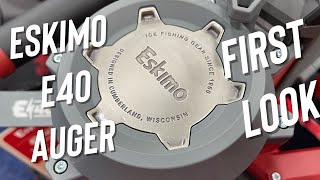 Eskimo E40 Electric Auger  First Look Review [upl. by Slifka]