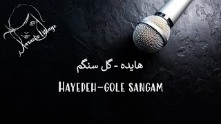 Hayedeh  Gole Sangam  FarsiPersian Karaoke   هایده  گل سنگم  کارائوکه فارسی [upl. by Jamieson]