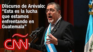 El discurso de Bernardo Arévalo tras asumir la presidencia de Guatemala [upl. by Ynnig]