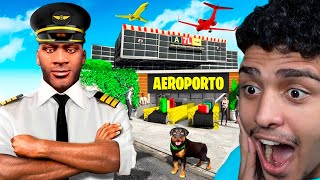 MANSÃO DO FRANKLIN VIROU UM AEROPORTO NO GTA 5 [upl. by Fortunato]