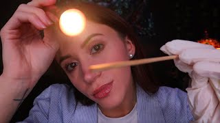 ASMR  Giving You A Face Exam light touching flash light scanning [upl. by Bray]