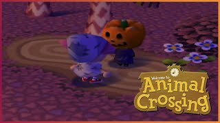 Lets Play Animal Crossing 142  Trick Or Treat  Gamecube [upl. by Narcis]