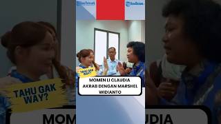 Li Claudia Chandra Tampak Akrab Saat Bertemu Marshel Widianto [upl. by Nairret]