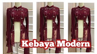 Membuat Kebaya Kutubaru Hijab❗ Kutubaru Modifikasi SOONARTutorial [upl. by Yeuh556]