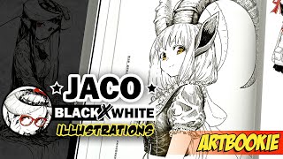 As a Fan of Black amp White Illustrations This Artbook is a Hidden Gem Jaco BampW Girls Illustration [upl. by Jakob]