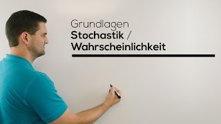 Stochastik Grundlagen Wahrscheinlichkeit Mathe by Daniel Jung [upl. by Alayne]