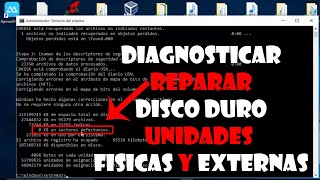 Reparar Errores de Disco Duro Unidades Físicas y Externas desde Cmd  Tutorial CHKDSK [upl. by Skiba]