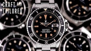 Unpolished 1978 Rolex Submariner Ref1680 quotPumpkinquot [upl. by Faust]