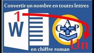 Convertir un nombre en toutes lettres dans Word [upl. by Alyad]