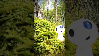 Chilling with the Kodama in Princess Mononokes forest anime katana samurai kenjutsu ghibli [upl. by Iruy95]