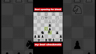 Best opening for black best checkmate chess [upl. by Soinotna348]