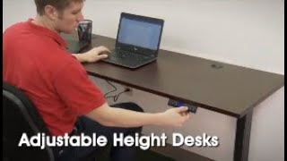 Adjustable Height Desks [upl. by Balmuth]