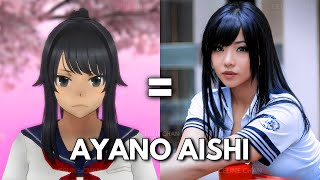 YANDERE SIMULATOR CHARACTERS IN REAL LIFE [upl. by Adelbert]