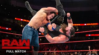 FULL MATCH  John Cena vs Braun Strowman Raw September 11 2017 [upl. by Adilem]