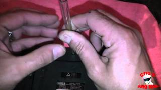 How to remove a Sega Game Gear security screw with a Biro pen [upl. by Brunhilda895]