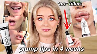 I tried that VIRAL quotLip Fillerquot Balm for 4 weeks My honest thoughts Inkey List Peptide Balm [upl. by Pegma]