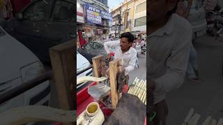 Making Of Sugarcane Juice With Manual Tool [upl. by Yborian315]