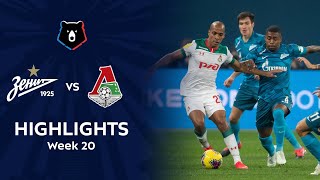 Highlights Zenit vs Lokomotiv 00  RPL 201920 [upl. by Loydie]