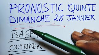 PRONOSTIC PMU QUINTE DE DEMAIN DIMANCHE 28  Prix dAmérique [upl. by Inig]