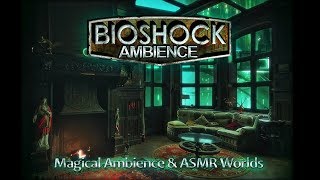 BIOSHOCK Ambience ASMR Animated Art No Music Version Sleep Study White Noise [upl. by Alliehs]