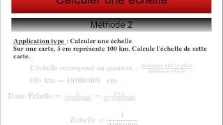 Calcul déchelle [upl. by Neryt]