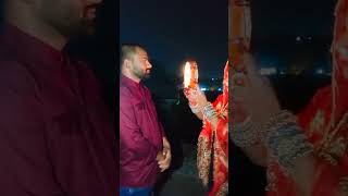 chadani raat me har sajani apne sajna ko trending love krwachauth [upl. by Abehs82]