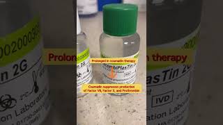 Prothrombin Time to Monitor Coumadin Therapy medtech medtechstudent laboratory foryouシ short [upl. by Hanavas]