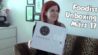 Foodist unboxing März 2017 [upl. by Bainbrudge194]