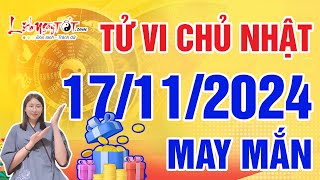 Tử Vi Hàng Ngày 17112024 Chủ Nhật Chúc Mừng Con Giáp Thần May Mắn Gọi Tên Tiền Chảy Về Ngập Lối [upl. by Vergne]