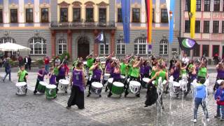 Aipalé  Samba Flash Mob in Coburg 2013 [upl. by Colon]