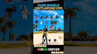 Rare bundle craftland map code  craftland new map code max evo guns  freefire shorts [upl. by Eidnim978]