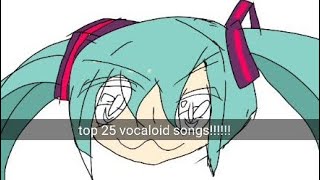 top 25 vocaloid songs 🔥🔥🔥 [upl. by Messab367]