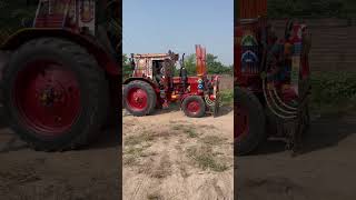 tractor Belarus 510 pulling loaded monji trala 💪 [upl. by Aikemot651]