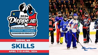 Canadian Ringette Championships Skills Competition 2024 [upl. by Onaicnop46]