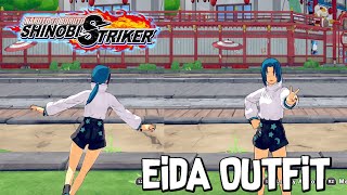 New Eida Outfit For CAC Gameplay Naruto To Botuto Shinobi Strikers [upl. by Gertrud780]