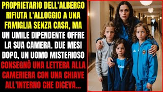 CAMERIERA DALBERGO OFFRE LA SUA STANZA PER AIUTARE UNA FAMIGLIA E 2 ANNI DOPO RICEVE UNA SORPRESA… [upl. by Duer]