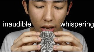 ASMR Inaudible Whispering [upl. by Nilpik853]