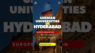 Join us at Germany amp France Education Fair in Hyderabad [upl. by Ajan]