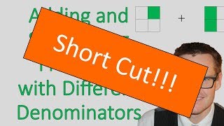 Adding And Subtracting Fractions Shortcut [upl. by Cairistiona]