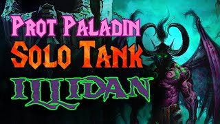 Illidan Solo Tank Prot Paladin POV  TBC Classic [upl. by Montfort654]