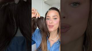 Solución para canas hairstyle bangs hairextensions fakebangs grayhair flequillo canas [upl. by Madeleine217]