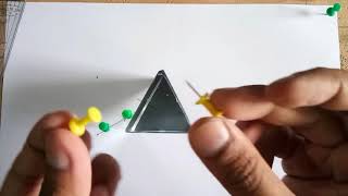 Refraction Through Prism amp Finding Angle of Deviation Experiment [upl. by Blayne486]