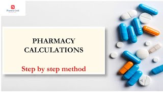 Pharmaceutical calculations  Part 10 [upl. by Giverin]