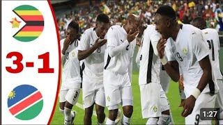 Zimbabwe vs Namibia 31 All goal highlights [upl. by Aicyle476]